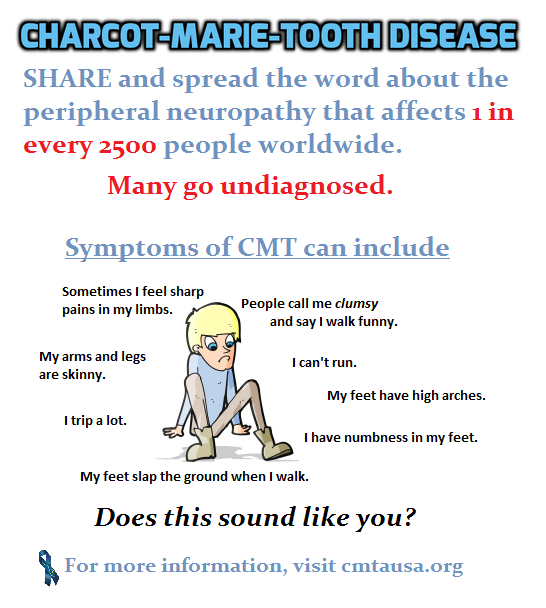 cmt symptomes